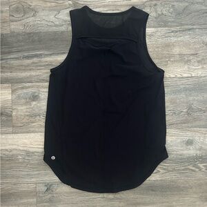 Lululemon black tank for repair size 8